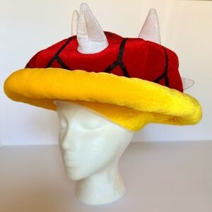 Super Mario Mariokart Red Turtle Shell Spike Unisex One SizePuffy Hat
